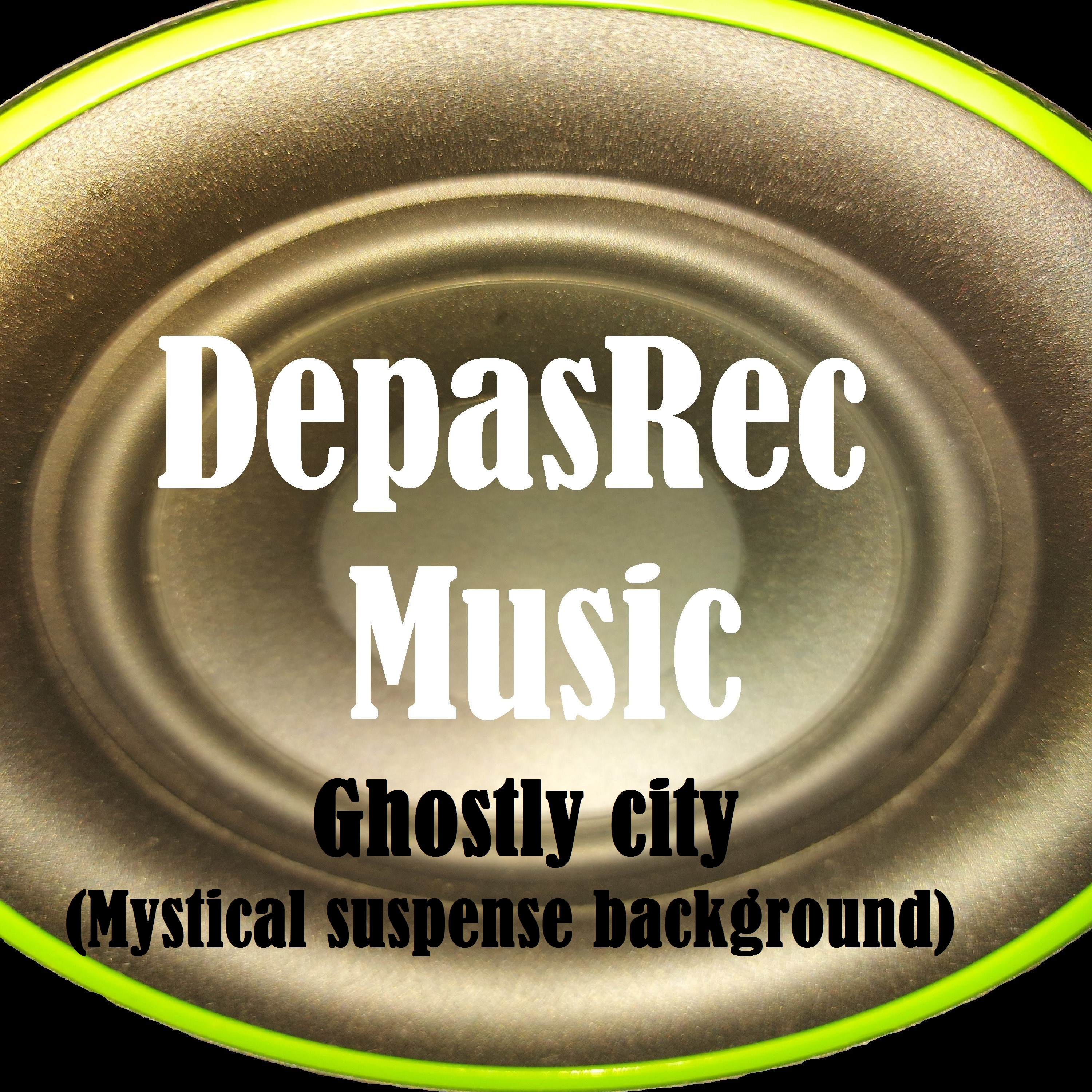 Ghostly city (Mystical suspense background)