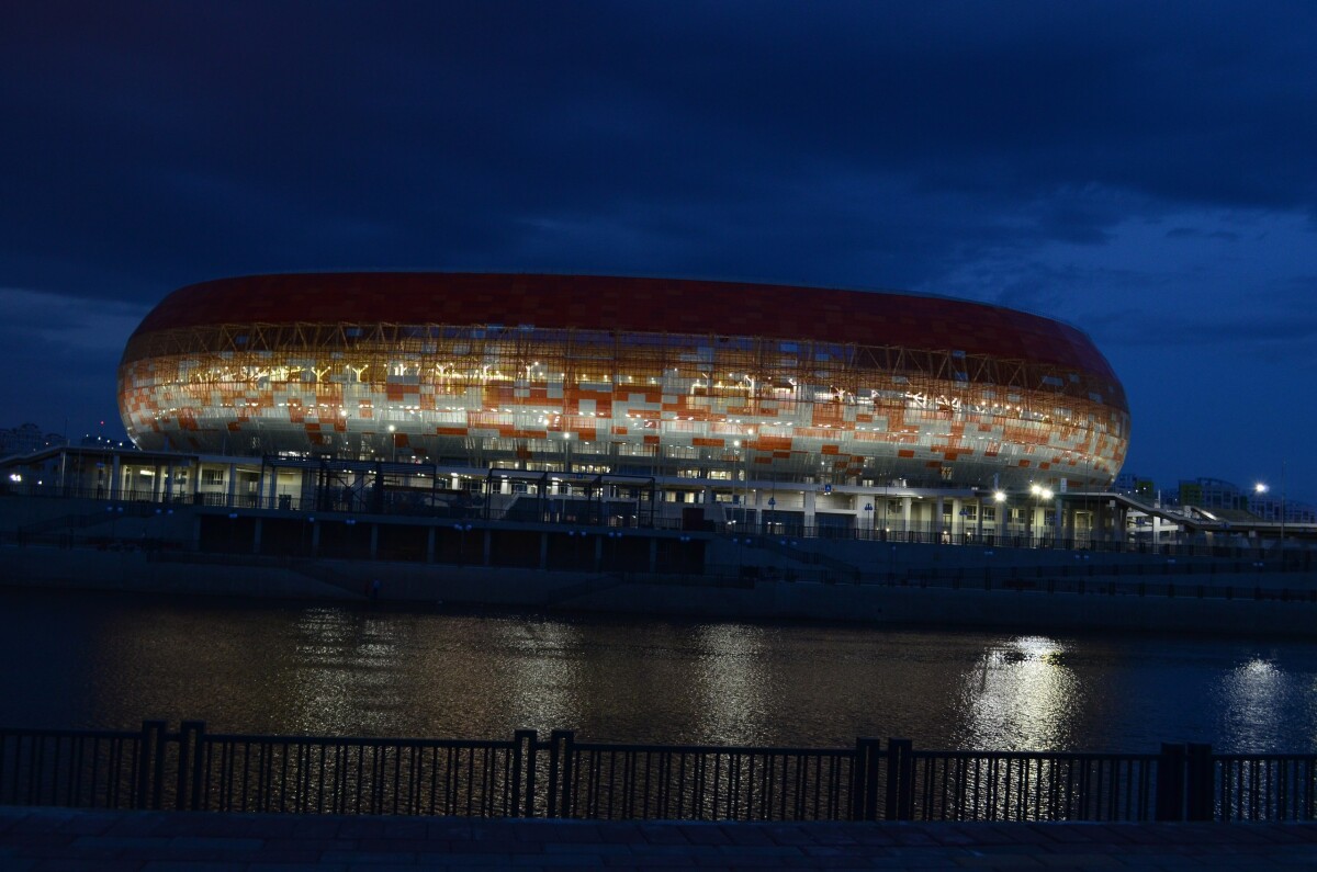 Футбольный стадион, Мордовия Арена, город Саранск