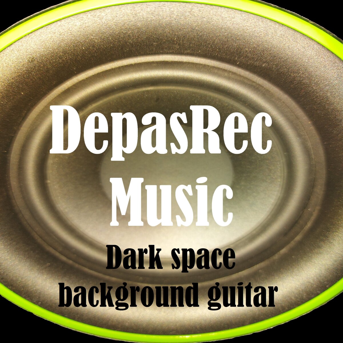 Dark space background guitar