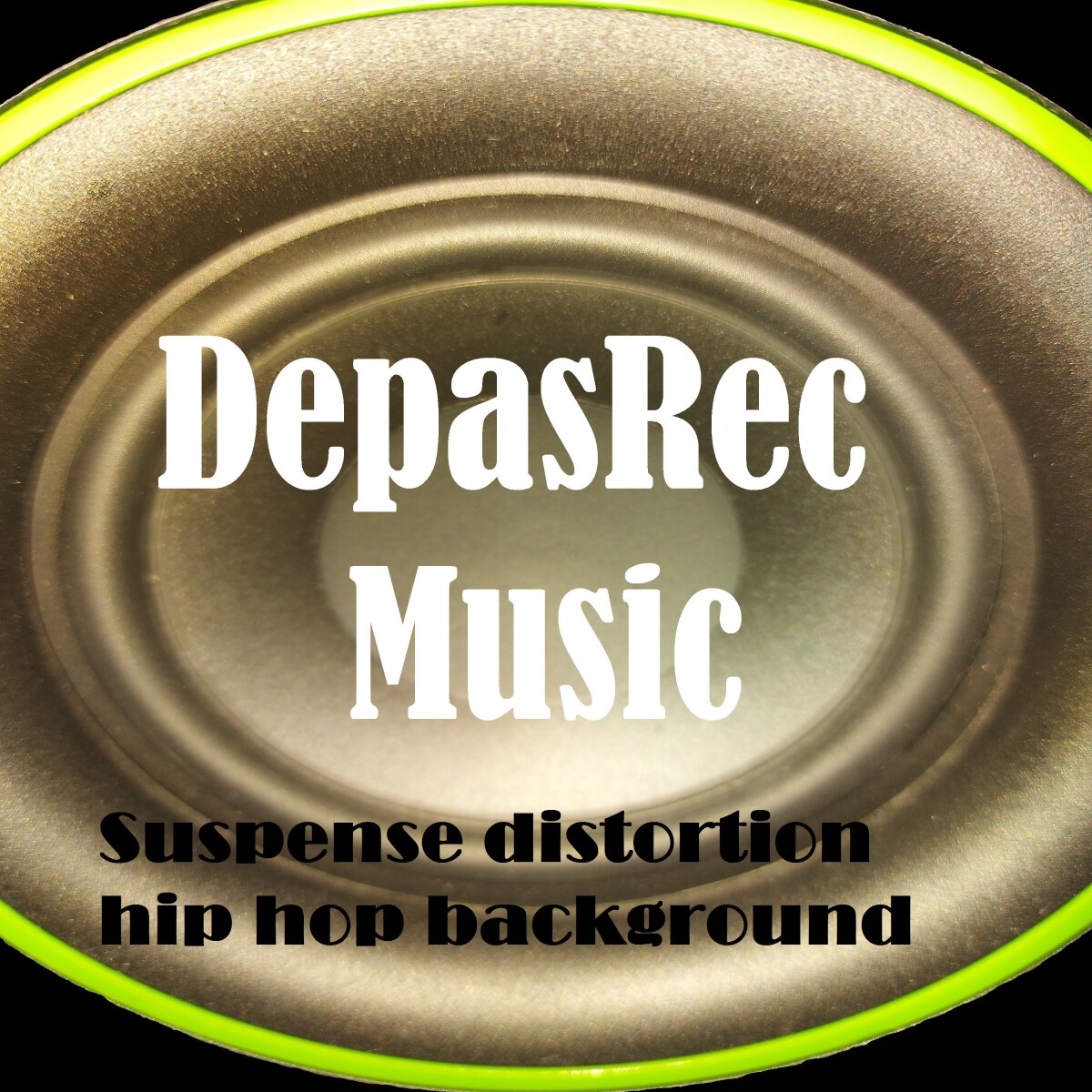 Suspense distortion hip hop background