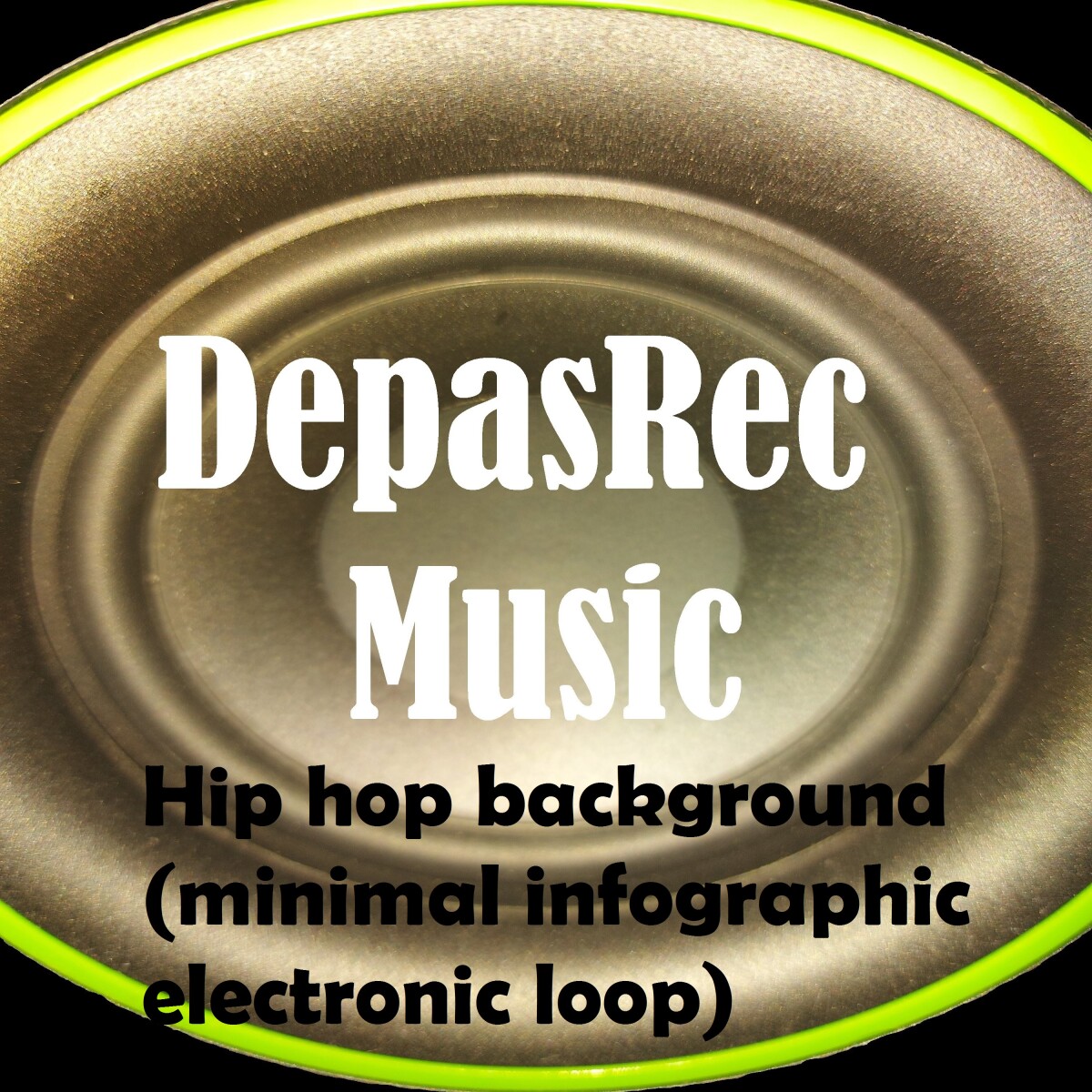 Hip hop background (minimal infographic electronic loop)