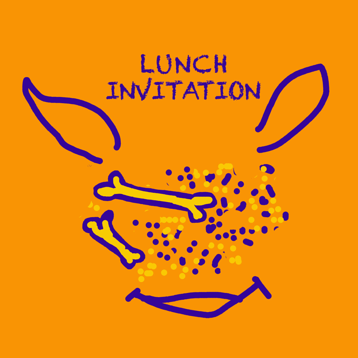 Lunch invitation. Хаддаг С. А.