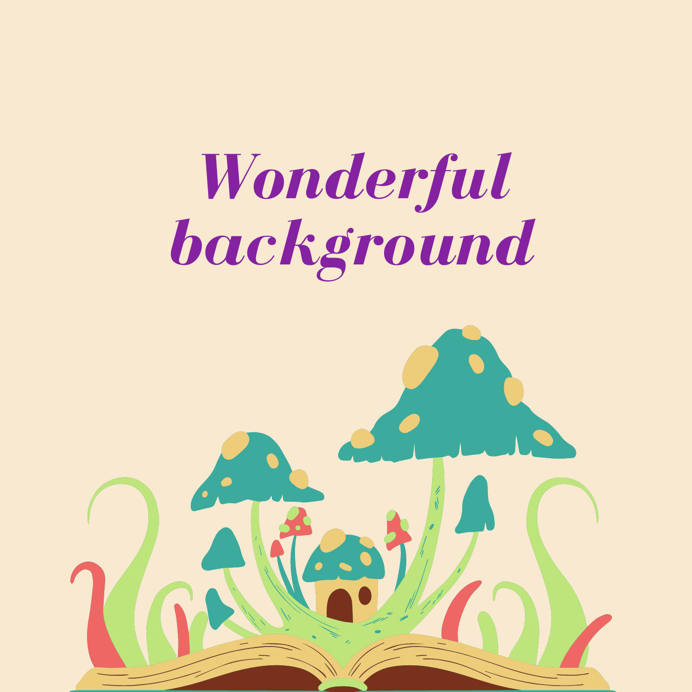 Wonderland background