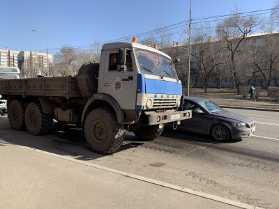 Краткая видео-визитка советского грузовика КамАЗ-4310. Подойдет для видеоблогов или дальнейшей обработки для новых видео