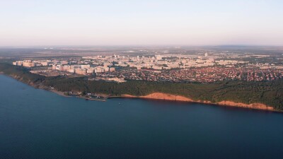 Ульяновск, Заволжский район, жилая застройка. Вид с воздуха.