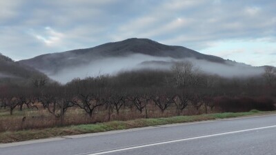 Весеннее утро в горах Кавказа