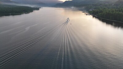 Северная сторона Телецкого озера. Республика Алтай.