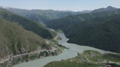 Летний горный пейзаж, многообразие природы России